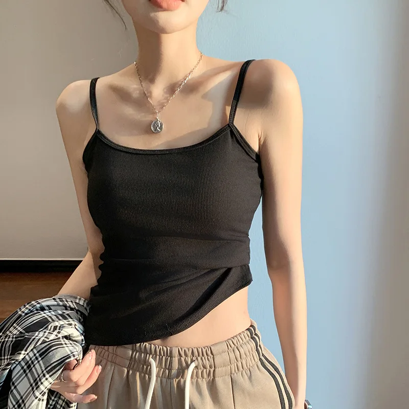 

Small suspender vest women's inner bottoming shirt summer thin tube top slim back outer top