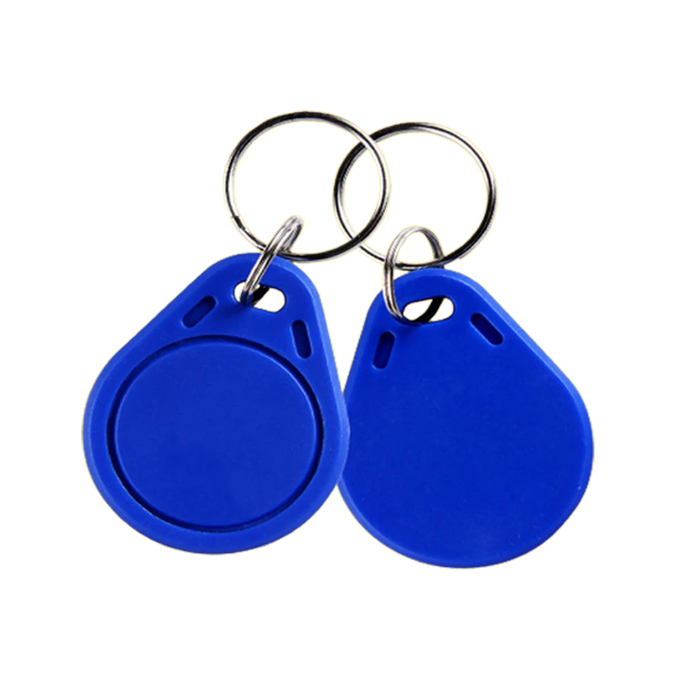 10pcs 125KHz T5577 Keyfobs Rewritable Duplicate Tag 5200 Proximity Copy Access Card ID Token Ring RFID Cloner Keychain