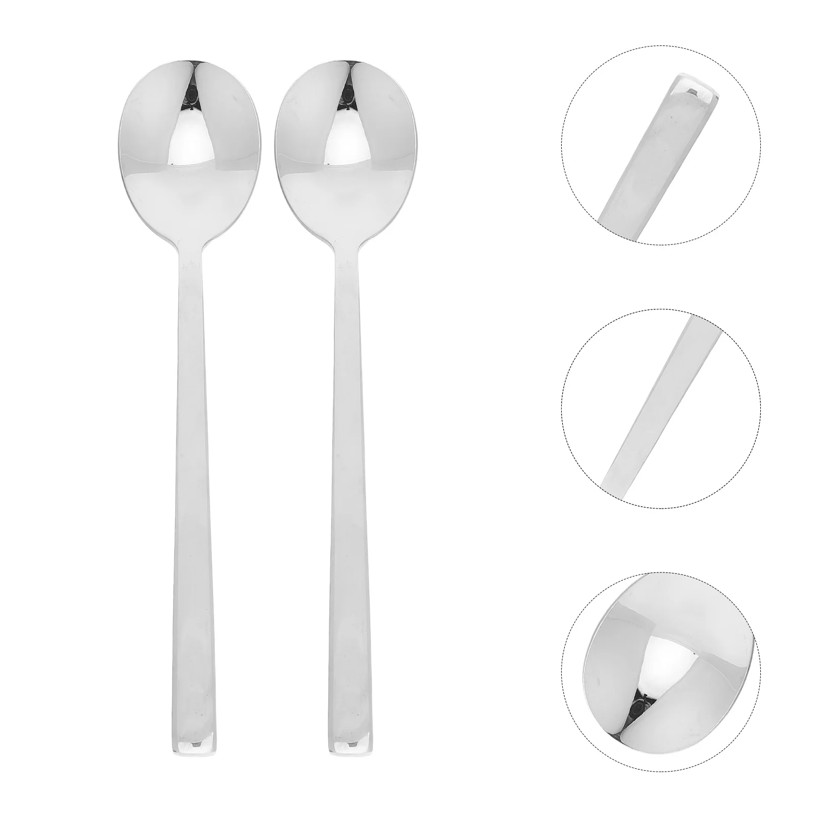 

5Pcs Stainless Steel Dessert Spoons Dishwasher Safe Ergonomic Design for Afternoon Tea Ice Cream Tasting Elegant Compact Tea