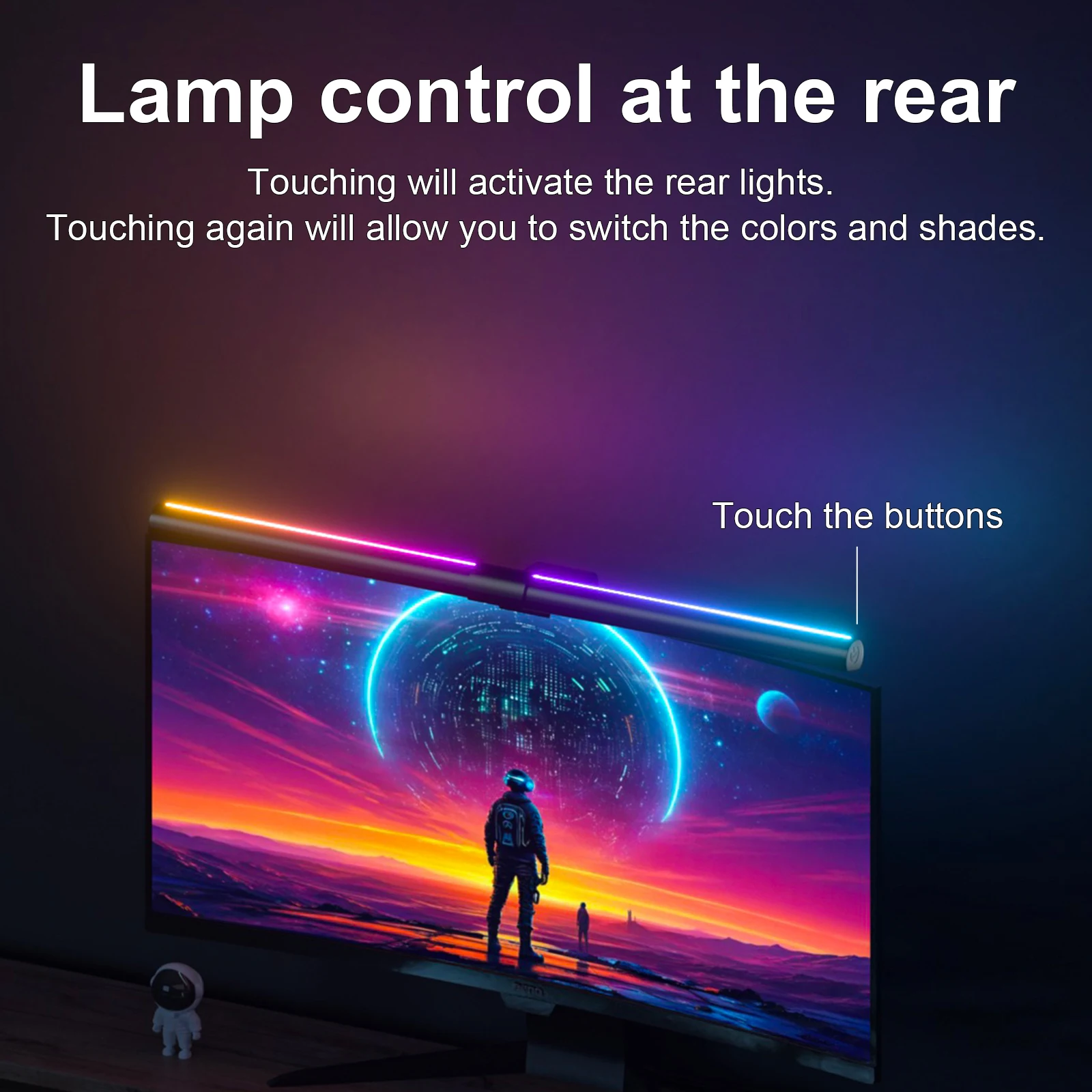 Lámpara de pantalla colgante c - Monitor Light Bar reseña y precio