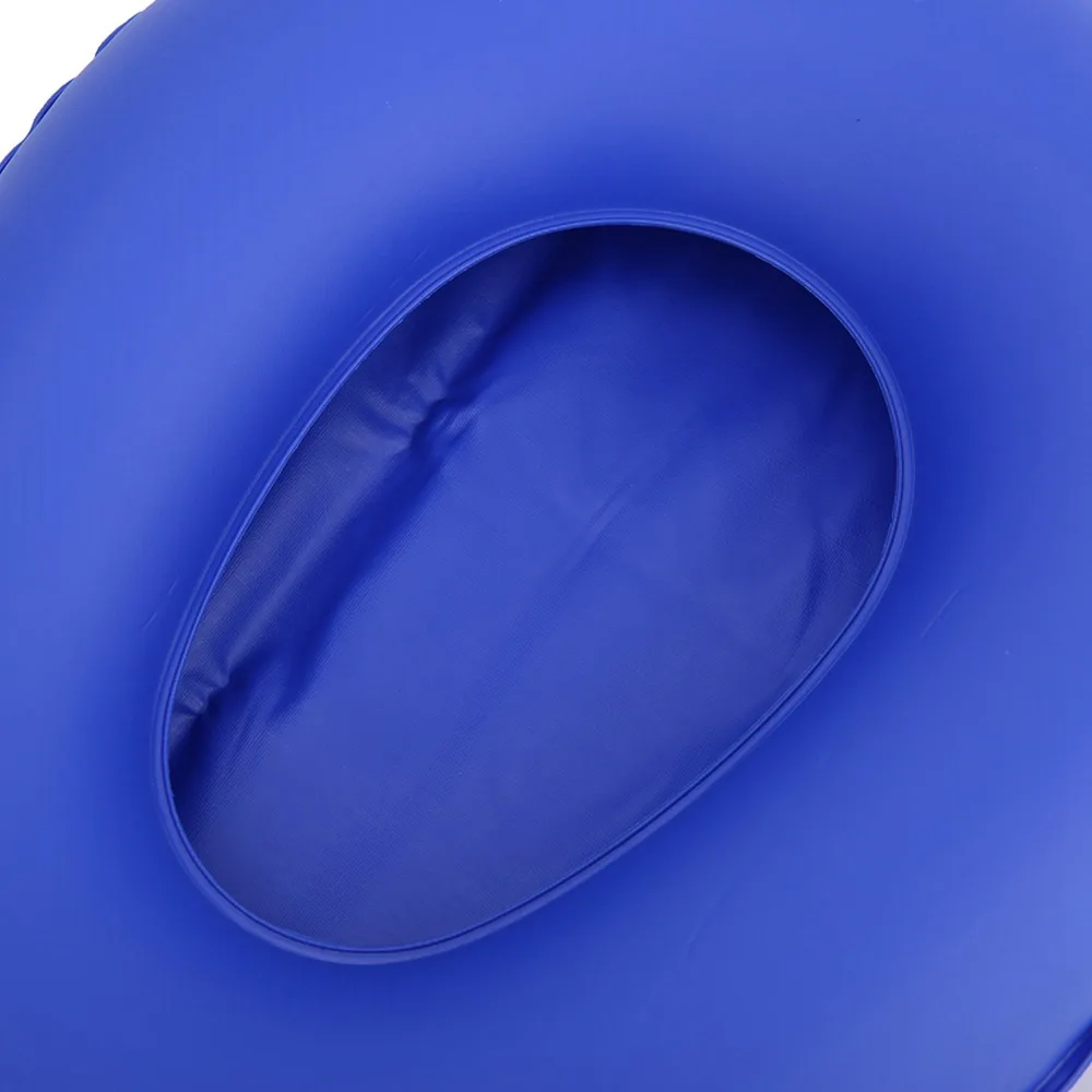 Portable Blue Inflatable Bedpan PU 32*25cm Bedpan Reusable Lightweight Anti-bedsore Bedpan Bedridden Care