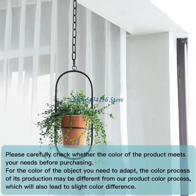 H7ED 6 Feet Pendant Light Fixture Chain Adjustable Metal Pendant Chandelier Chain for Chandelier, Plant, Fruit Basket