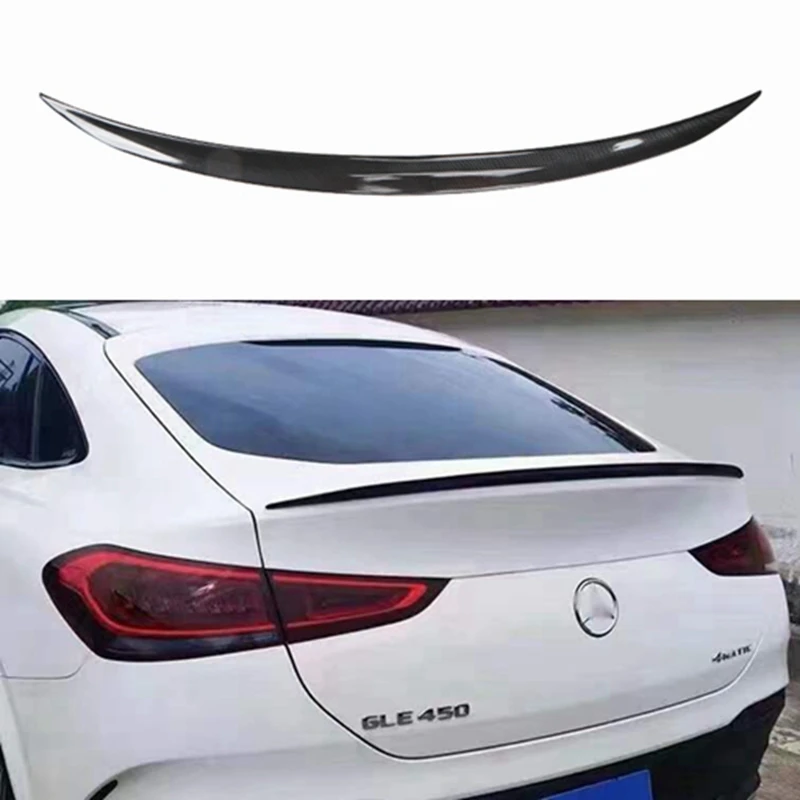 

For Mercedes-Benz GLE-class GLE Coupe C167 GLE350 450 GLE53 AMG Car Rear Carbon Fiber Spoiler Tail Modification 2021+