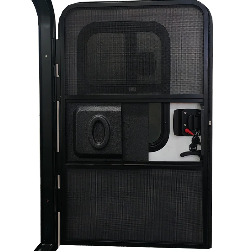 MAYGOOD 620*900mm Small Mini Camper Trailer Door with Up-down Sliding Window for Teardrop Trailer Pick-up Camper Trailer view 3