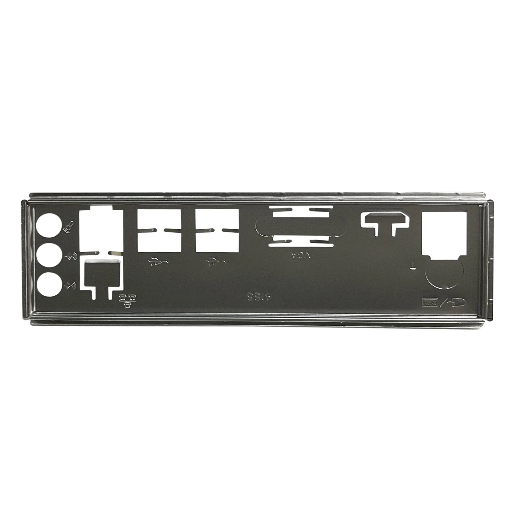 Placa traseira de proteção I/O para B250C B75 12USB B75 8USB Placa-mãe de mineração IO Defletor Chassis