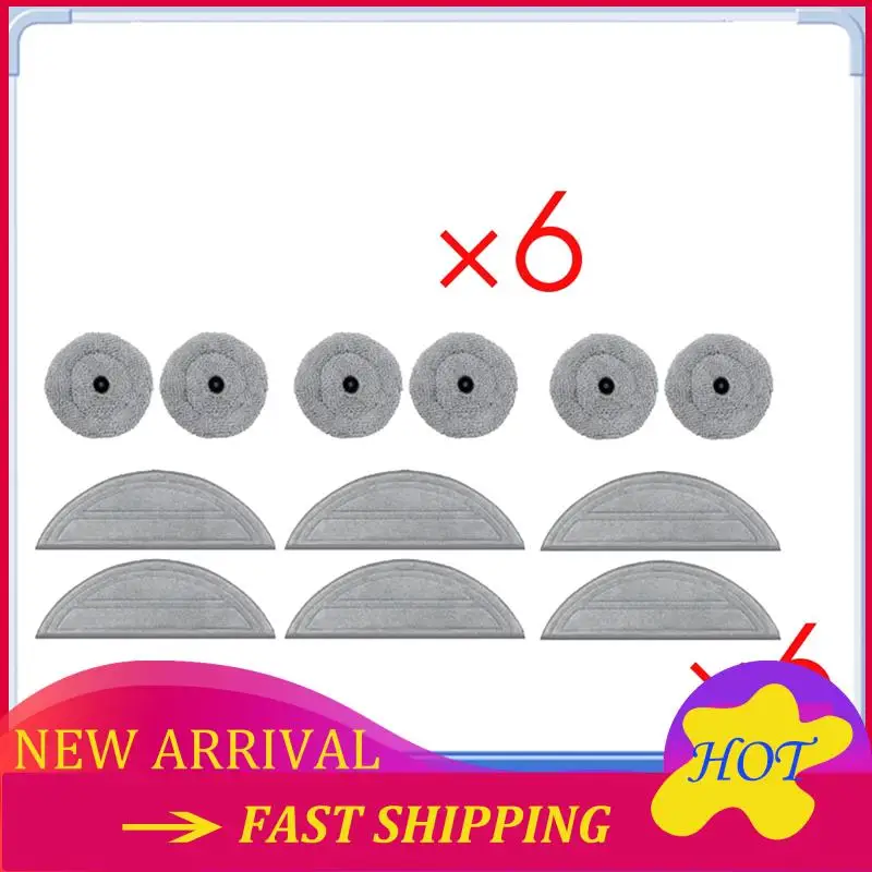 

Buy Now 12PCS Durable Washable Mop Pads For Roborock Saros 10 / G30 / S9 Maxv Ultra Replacement Vacuum Parts