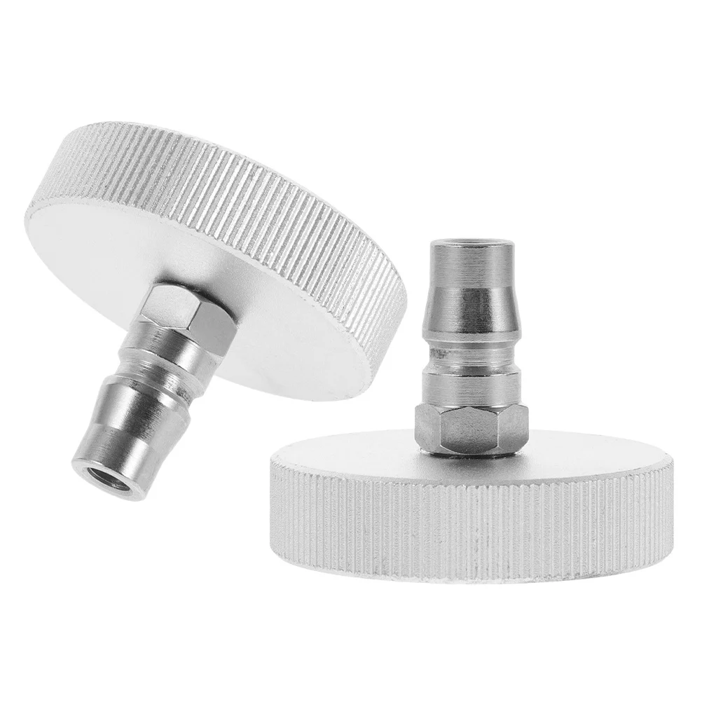 

2pcs Fluid Bleeder Kit Brake Oil Replacement Tool Durable Vacuum Pump Adapter Set For Car Brake System Safety Efficiency