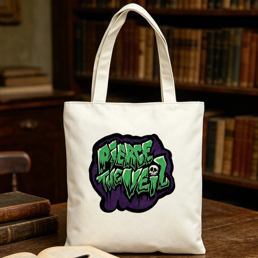 Pierce the Veil tote bag sac cabas shoulder  foldable reusable woman
