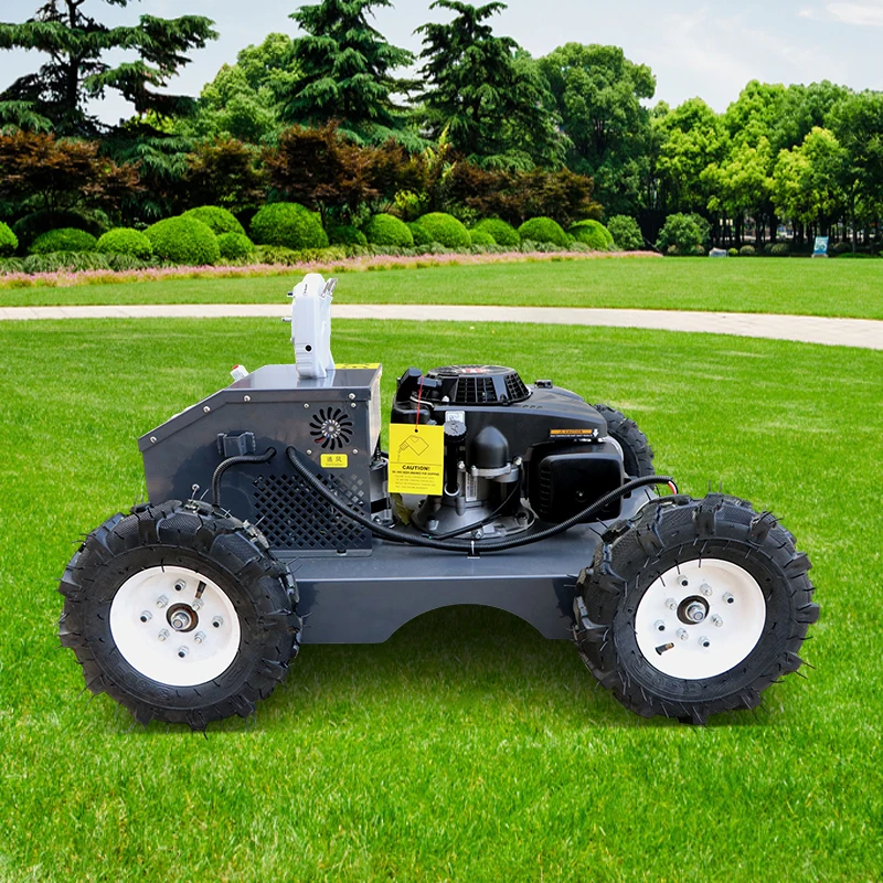 STLF رخيصة متينة وسهلة التشغيل محرك RC جزازة العشب 4 عجلة ذاتية الدفع للتحكم عن بعد المنحدر قطع العشب