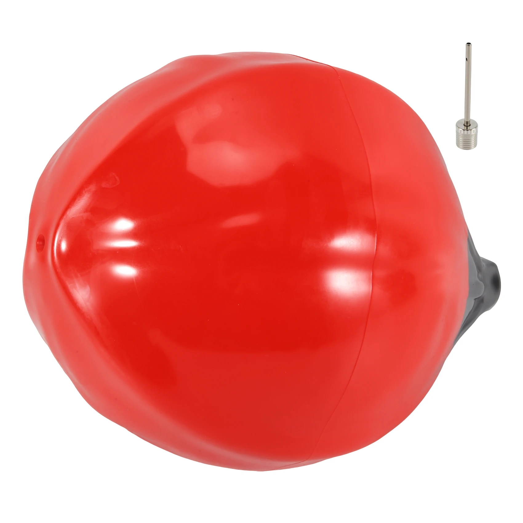 Heavy Duty PVC Boat Fender Ball Round Anchor Buoy Dock Bumper Ball Inflatable Protection Marine Mooring Buoy-A57M