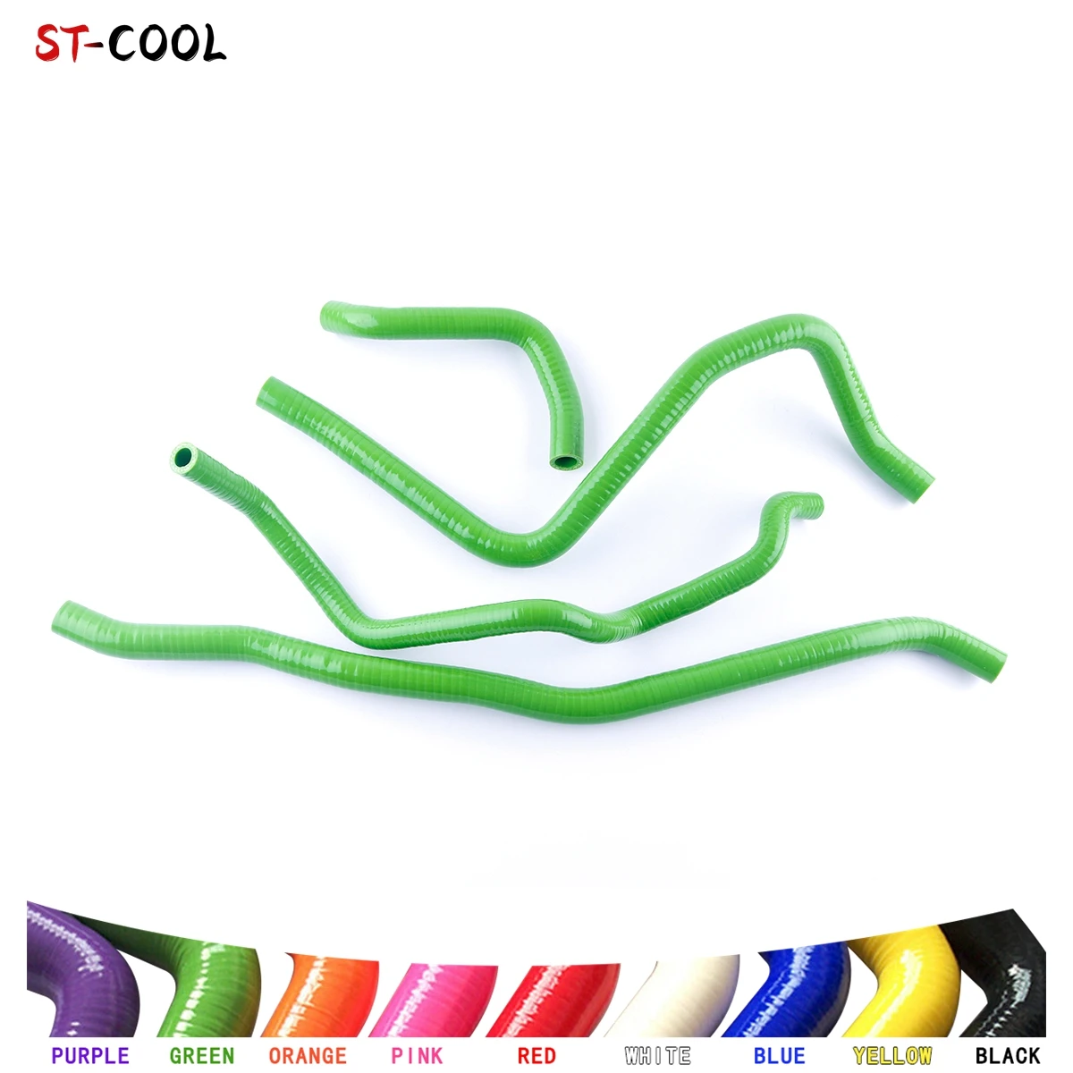 

For Honda Rincon 680 TRX680FA 4x4 2007 Radiator Coolant Silicone Hoses Tube Pipe Kit 4Pcs 10 Colors