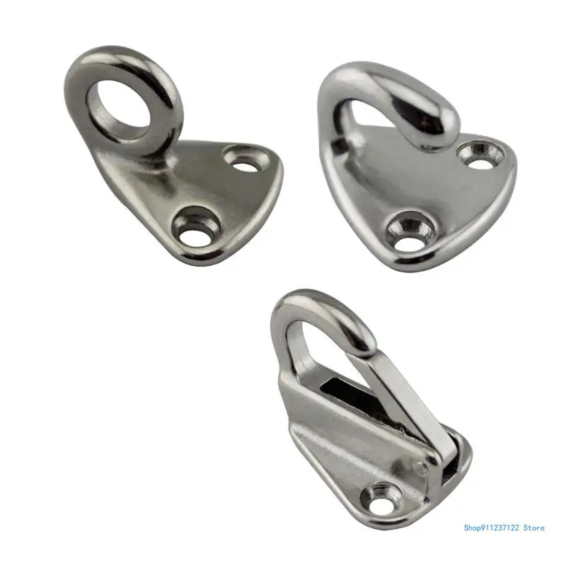 

5 Pack Marine Fending Hooks Coats Hats Hooks Stainless Steel Attach Rope Boat Accessories Simple Installation