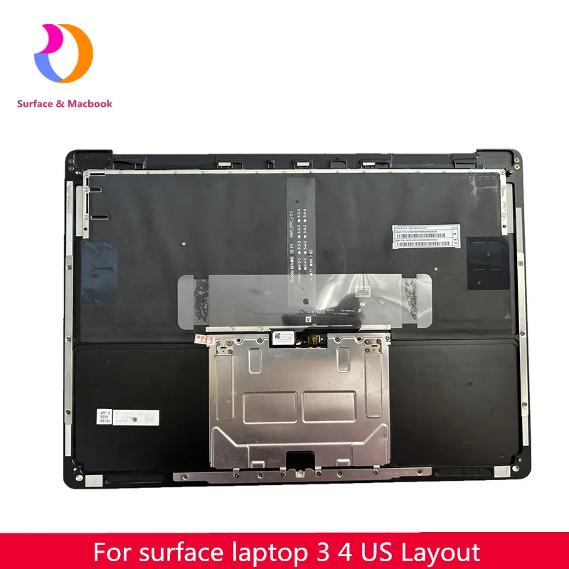 لوحة المفاتيح العلوية للكمبيوتر المحمول السطحي 3 4 5 مجموعة لوحة المفاتيح أسود 13.5 بوصة 15 بوصة FR تخطيط 1867 1868 1950