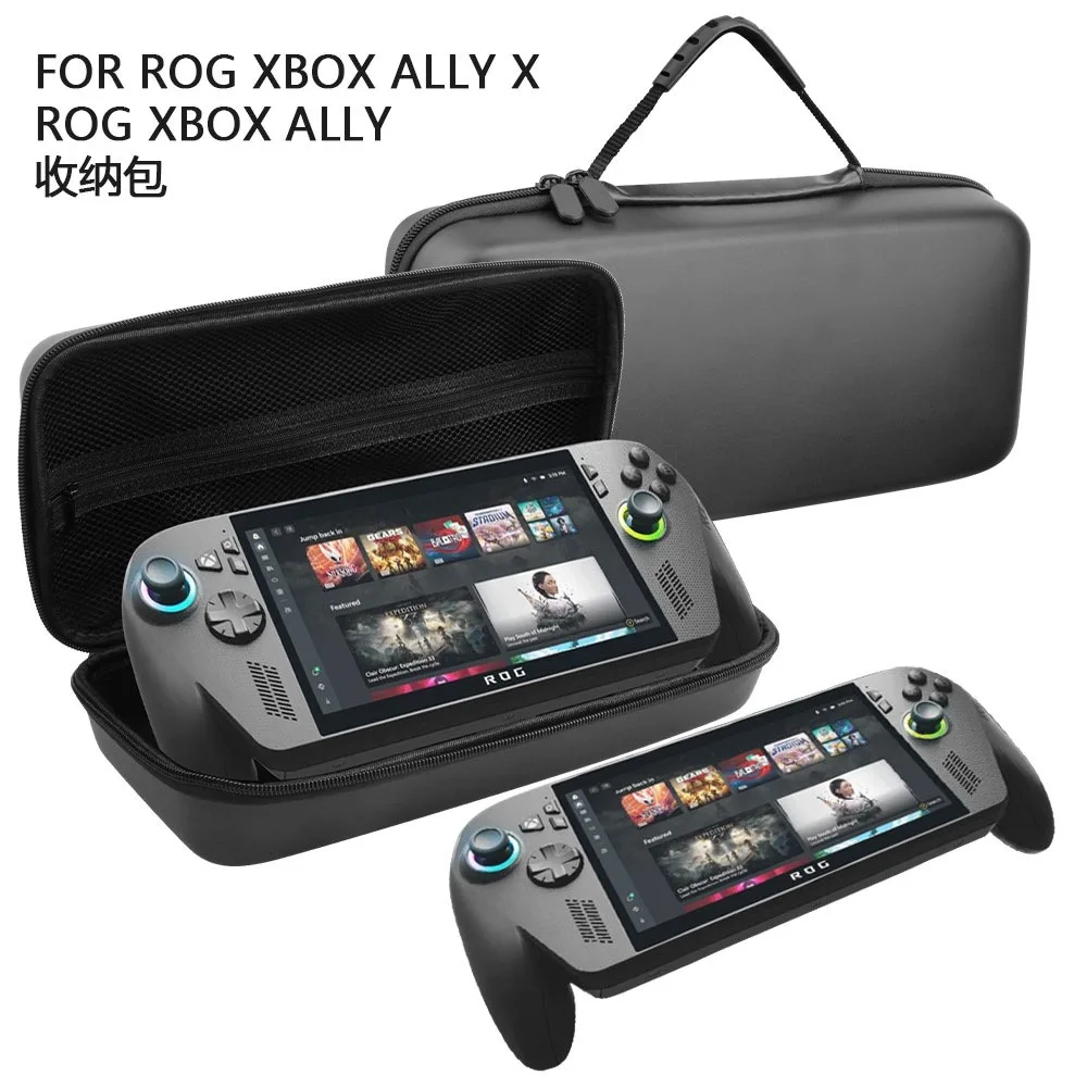 

For ROG XBOX ALLY X Handheld Game Console Storage Bag Shockproof Anti-fall Portable Handheld Zipper Protective Bag