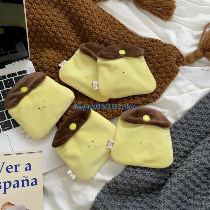 A3PE Cartoon morbido peluche e peluche e moneta Pratica Borsa stoccaggio del rossetto per appassionati e studenti