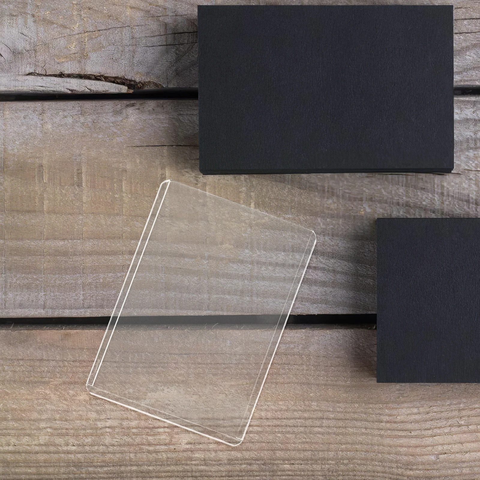 25 peças capa de cartão de identificação de pvc protetor de crachá transparente à prova d'água escritório de negócios escola funcionário portátil conveniente