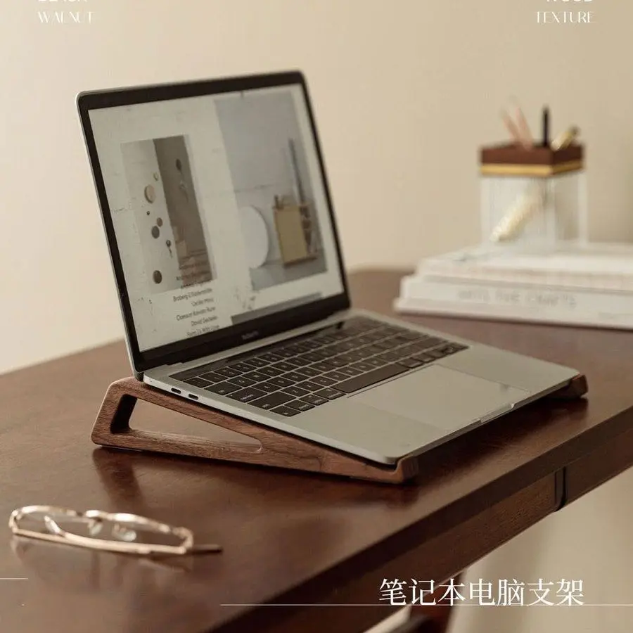Notebook stand, bamboo bookshelf, reading desk storage rack, reading and learning tablet reading wonder