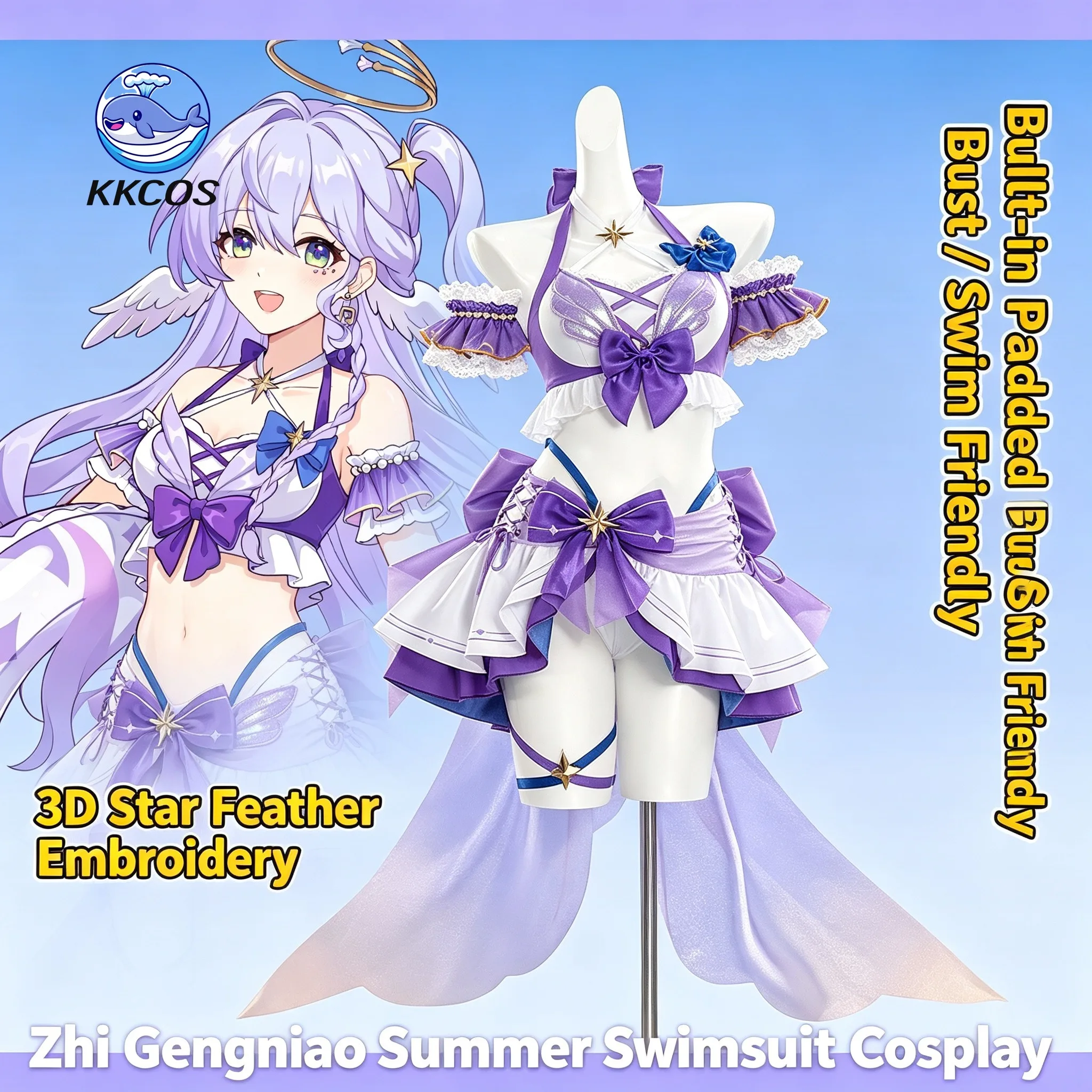Anime Cosplay Robin - KKCos Honkai: Costume cosplay di Robin