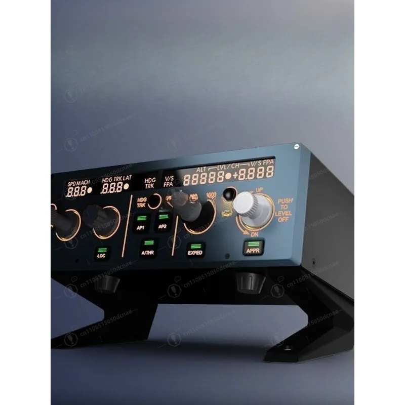 Flight Simulator FCU Flight Control Panel, Full-Scale A320 Simulation Panel Compatible with WINGFLEX for MSFS XP12 P3D