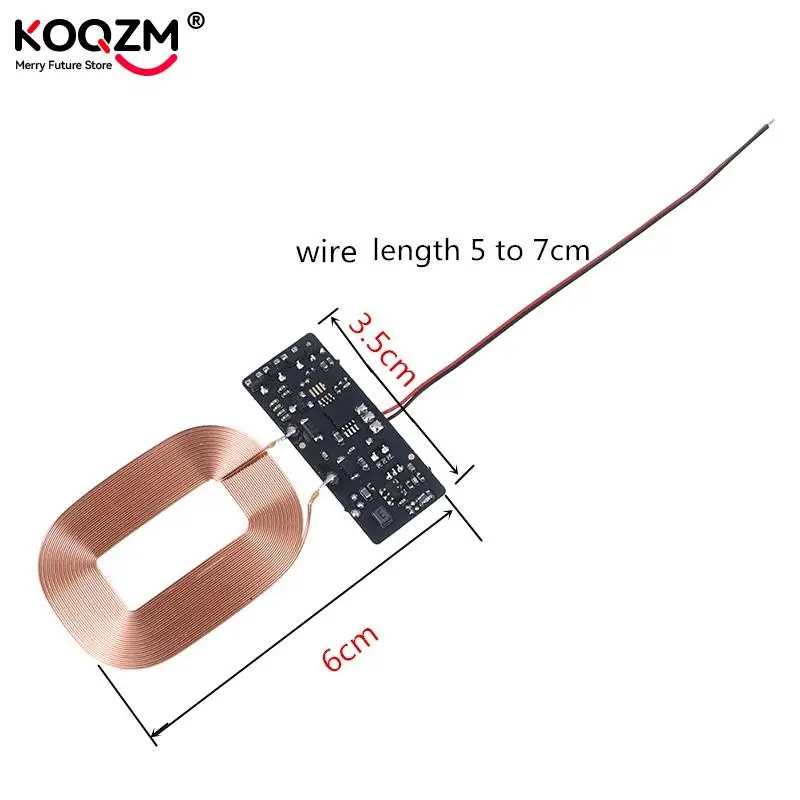 New Qi Wireless Charging Standard Universal Wireless Charger PCBA Circuit Board With Coil DIY QI Wireless Receiver