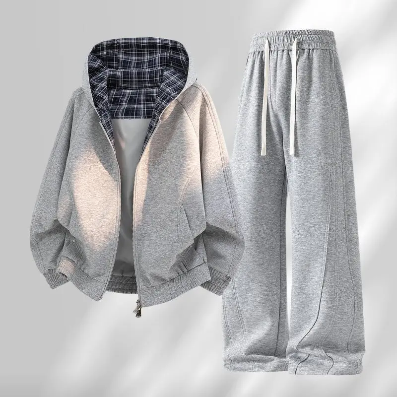 

New 2026 Casual Loose Faionable Couples Set Men's Women's Breathable Comfortable Spring Autumn Wear Outerwear Lightweight