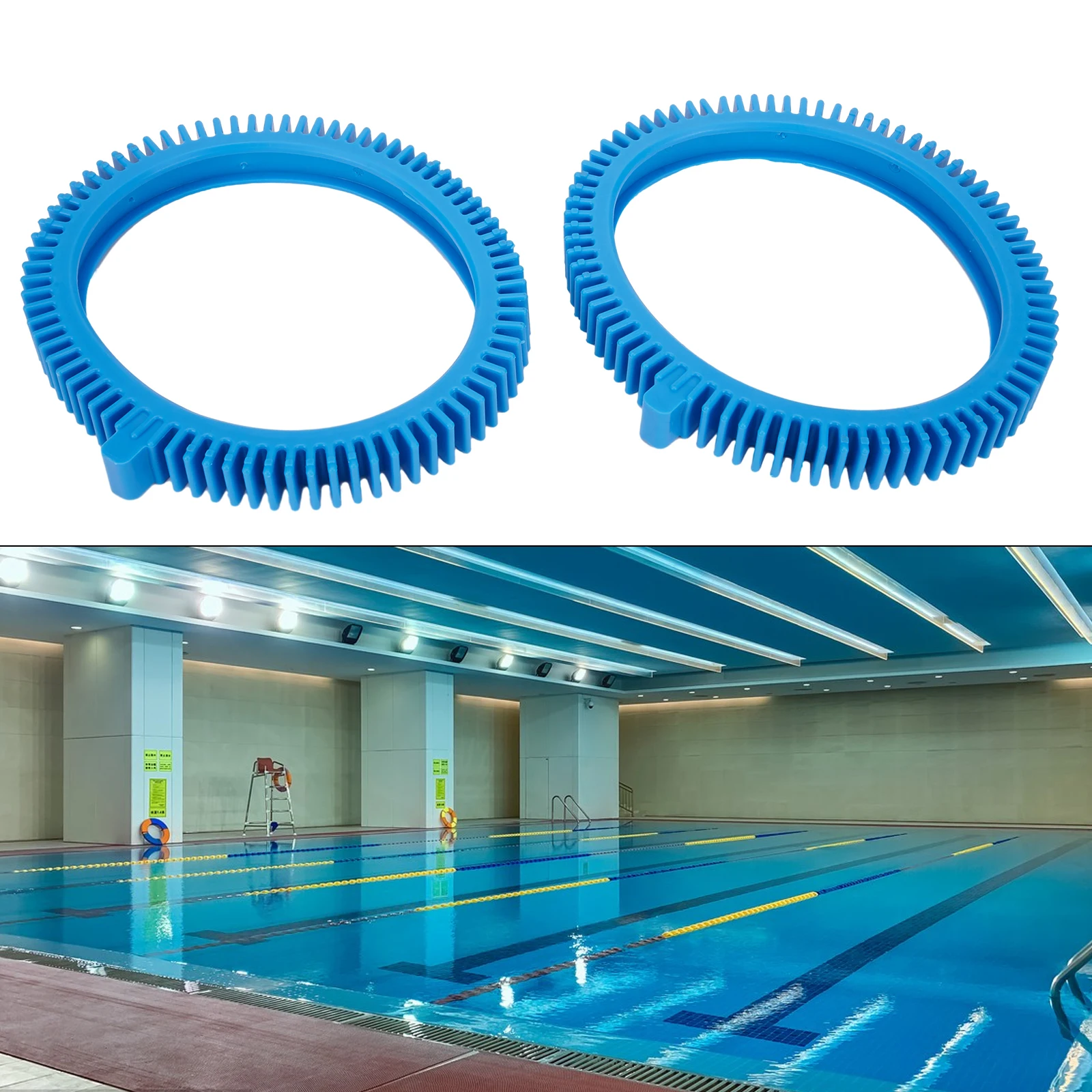 

Brand New Swimming Pool Front&Rear Tire Kit Pool Clean Tool PART 896584000-143 Parts Replacement THE POOL CLEANER W/ HUMP