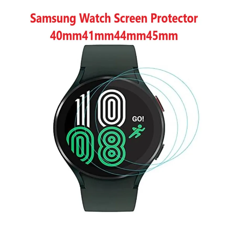 Watch Tempered Glass Film for Samsung Galaxy Watch 4/5 40mm 44mm 42mm 46mm HD Clear Screen Protector for Galaxy Watch 5pro 45mm