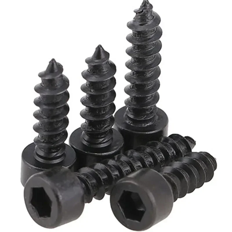 M2.6 ( 2.6mm ) Socket Head Cap Screw Self Tapping Screws High Tensile 8 Black Oxide NEW