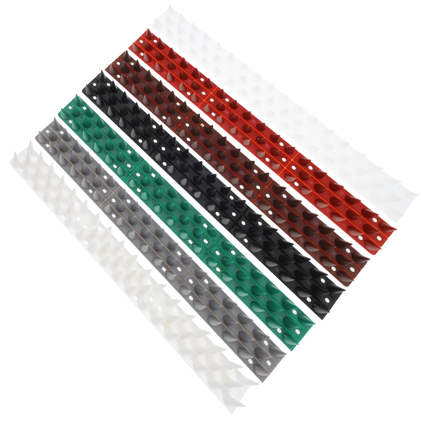 

7pcs Anti Mat Plastic Spike Pad Outdoor Garden Spike Mat Supplies Deter Cats From Couch Digging Garden Beds Trees