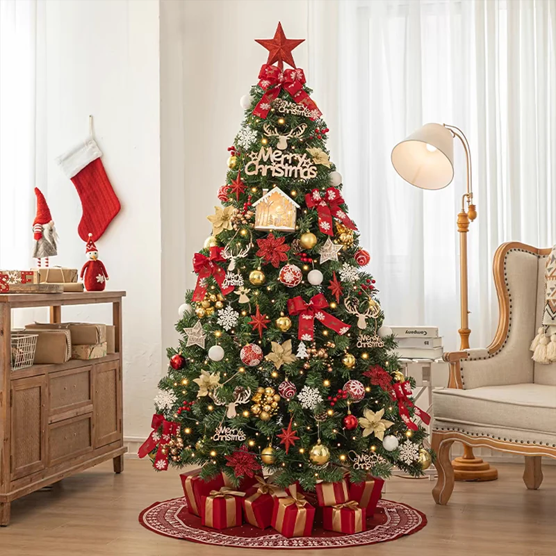 

0.9/1.2/1.5/1.8m Christmas Tree Decoration Home New Year'S Decor Living Room Party Indoor Holiday Gifts Christmas Tree Ornaments