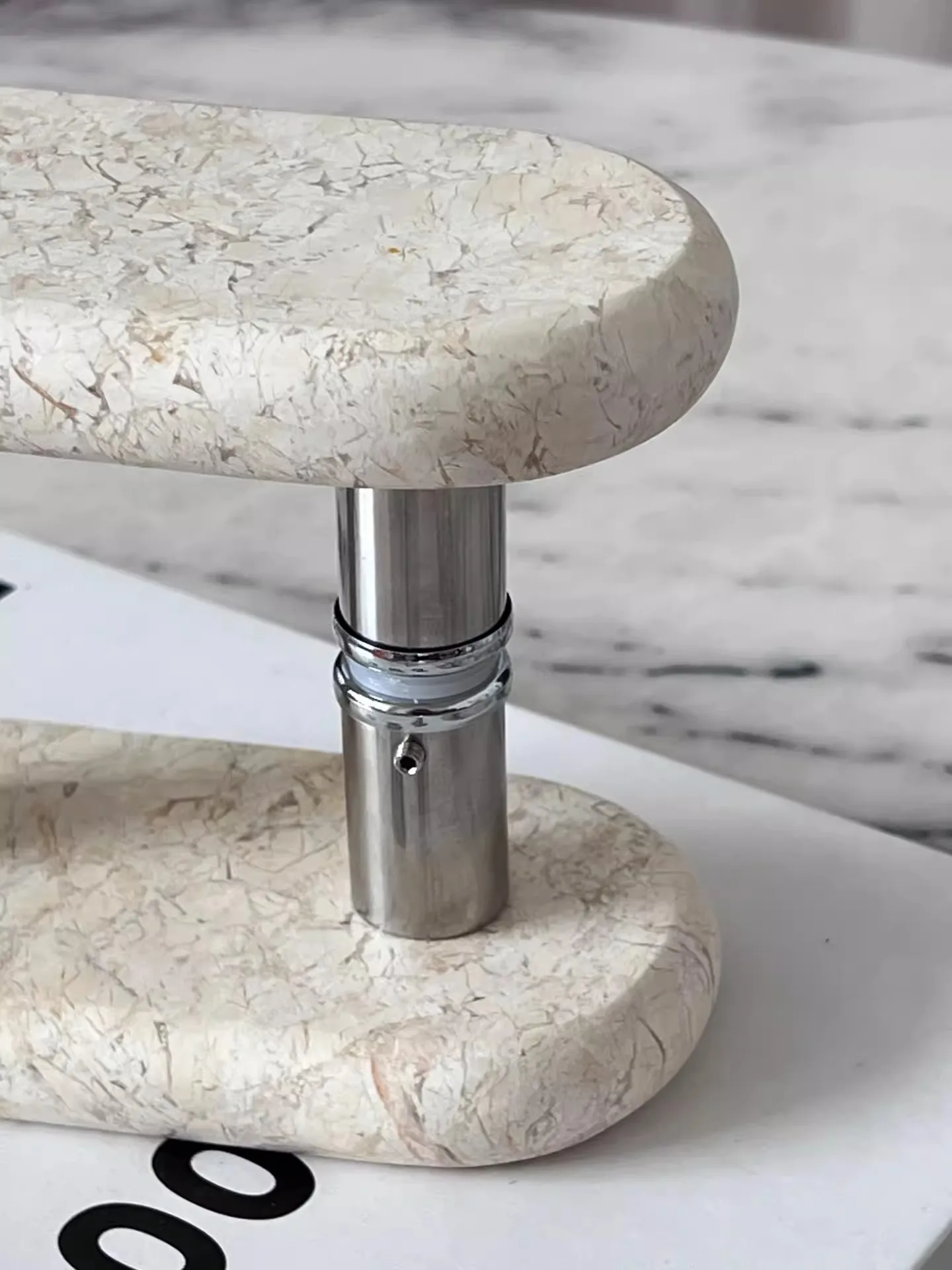 Light luxury Natural Marble Door Handle European Style Modern Simplicity Home use Cabinet Door Drawer Decorations Door Handle