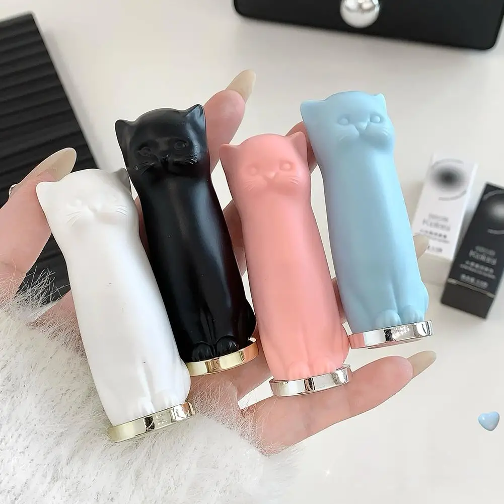 Cat Lip Balm Moisturizing Healing Anti-dry Fade Lip Lines Autumn And Winter Lip Mask Care Girl Students Lipstick Makeup Base Day
