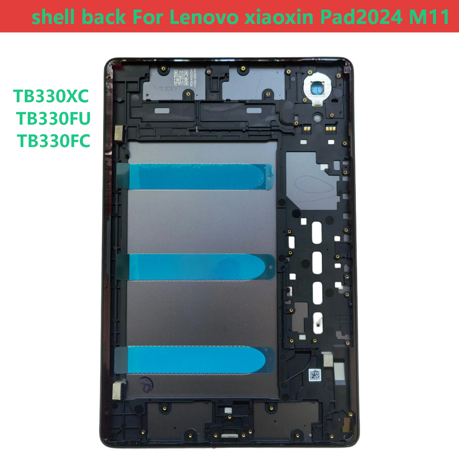 

shell back For Lenovo xiaoxin Pad2024 M11 TB330XC TB330FU XU Battery Cover Back Case Accessory Replacement