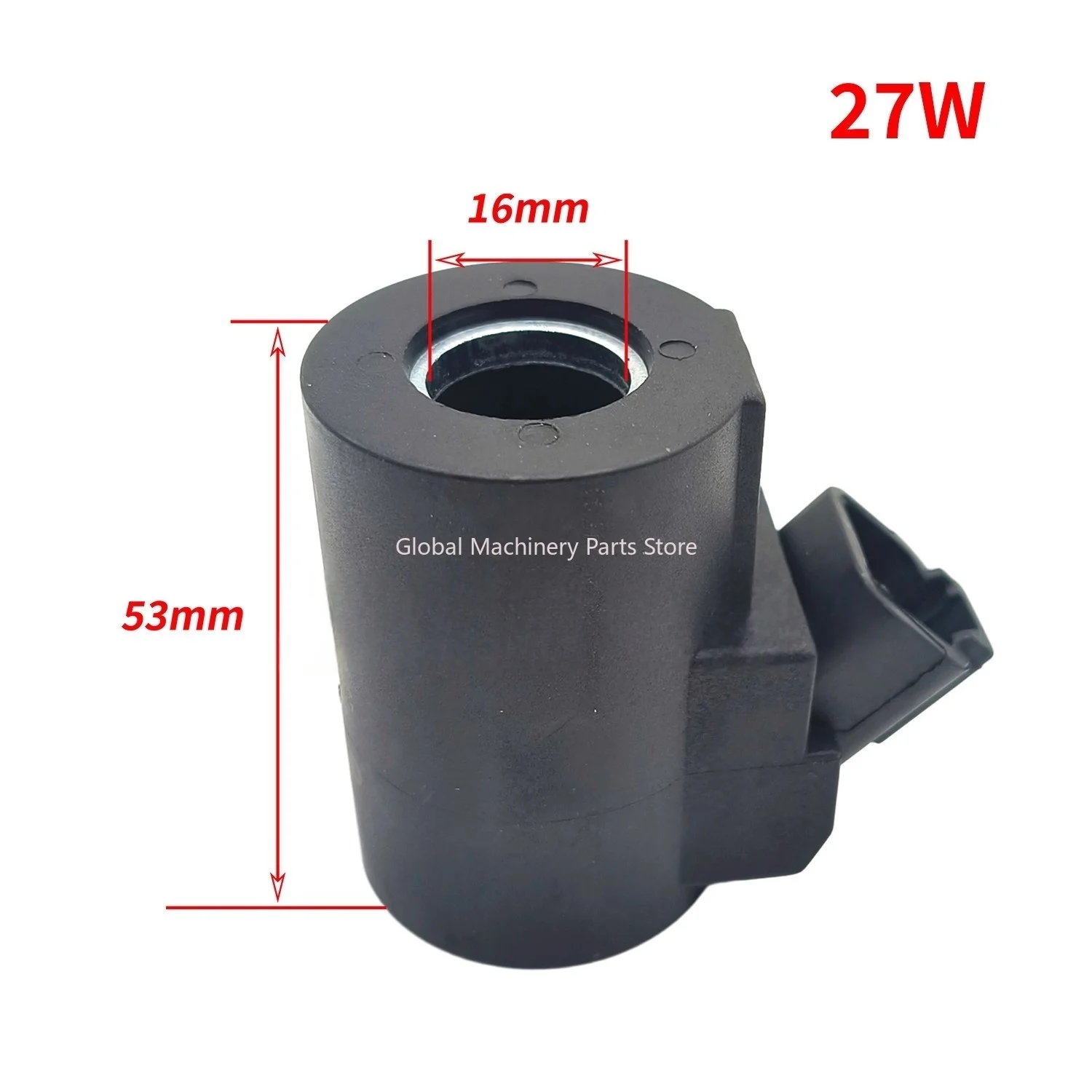 Suitable for  E360B, EC380D, and 480 Excavators Fan Pump Solenoid Valve Coil 17W 27W