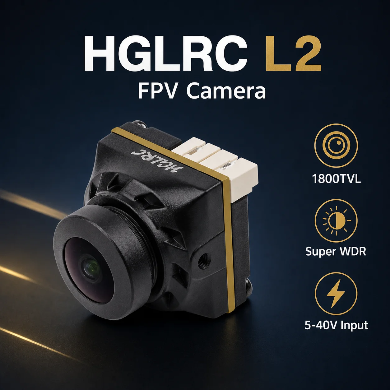 Drone Rc Yl3 - HGLRC L2 1800TVL Analog FPV Camera