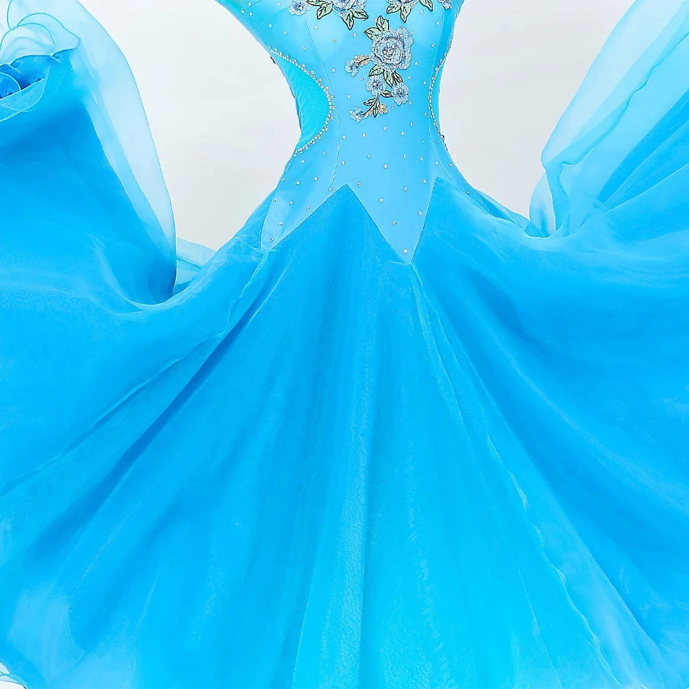 2025 meninas moderna competição de dança traje das mulheres roupa valsa vestido moda palco desempenho roupas dancewear palco salão de baile