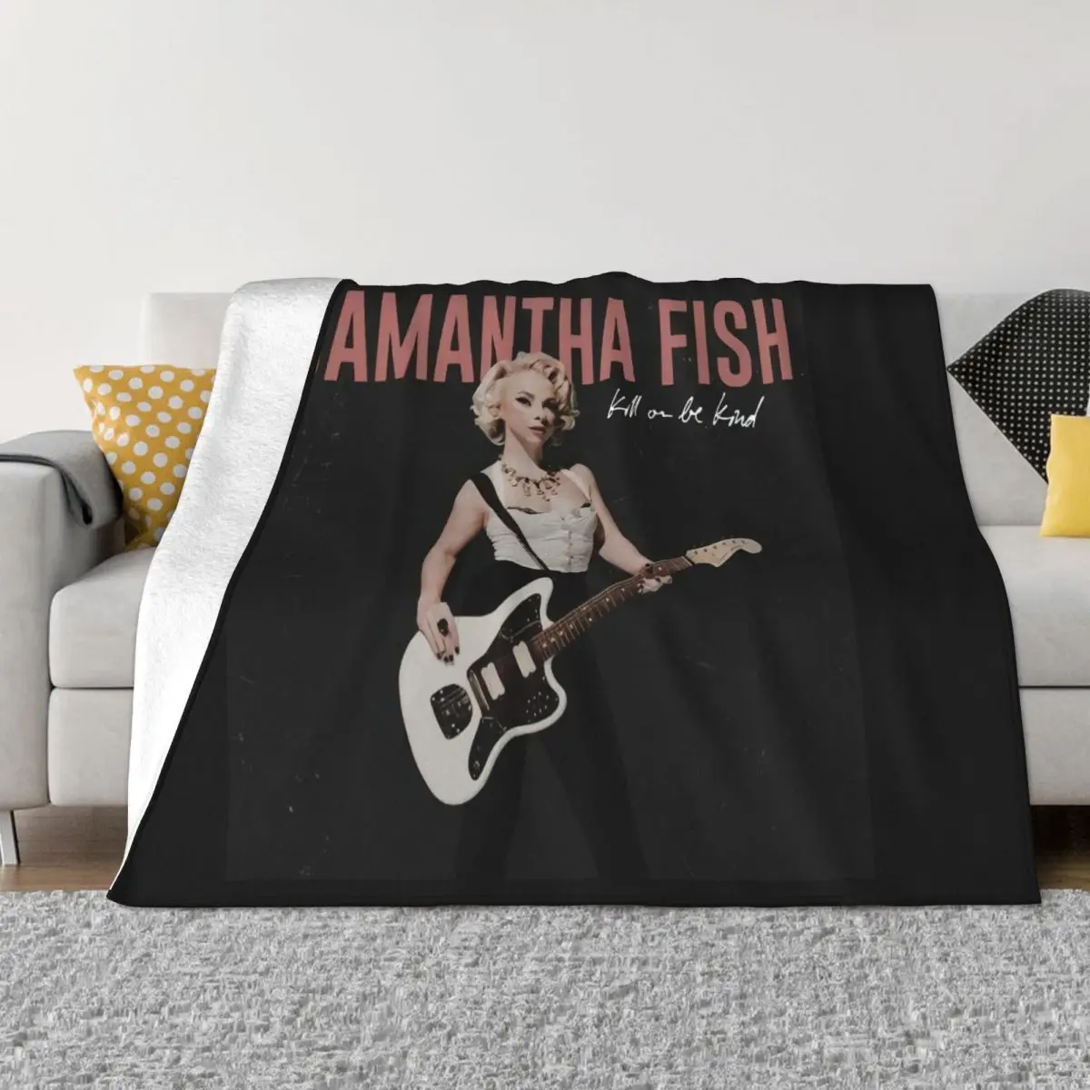 Samantha Fish Kill Or Be Kind Vinyl Cd Cover Small Medium Large Xl Unisex Any Logo Woman Adult Movie Throw Blanket