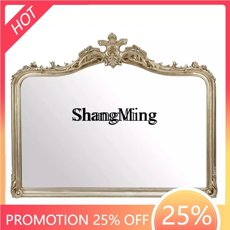 FG good-looking  Villa Carved Dajing Entrance Foyer Entrance Dresser Makeup Mirror