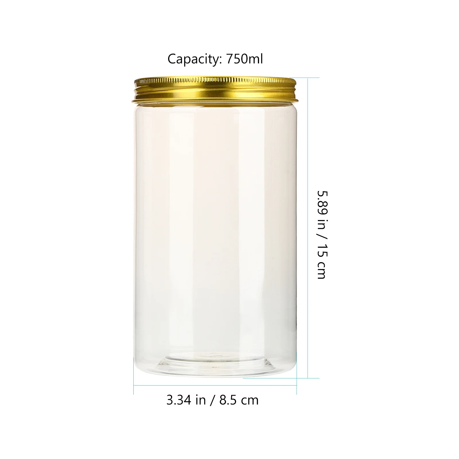 

10 Pcs Candy Jar Seasoning Jars Small with Lids Containers Spice Storage Plastic