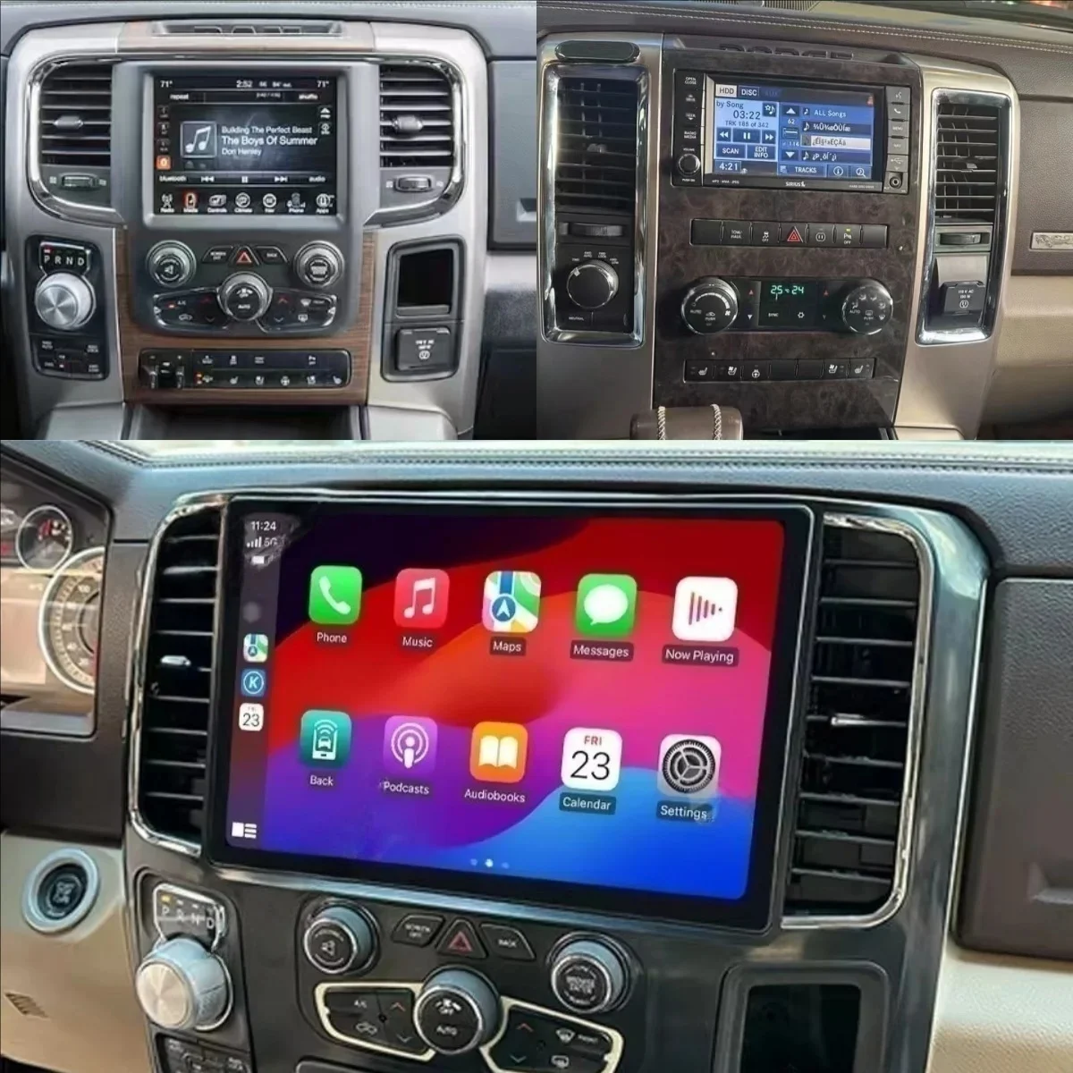 

13.1 inch Android 14 Auto For Dodge Ram 1500 2013- 2018 CarPlay Car Multimedia radio Player GPS Navigation Stereo Head unit