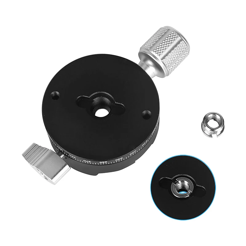 SZRIG 360 stopni rotacji panoramiczny szwajcarski głowica kulowa statywu z Acra Swiss płyta szybkiego uwalniania Adapter zaciskowy uchwyt dla DSLR