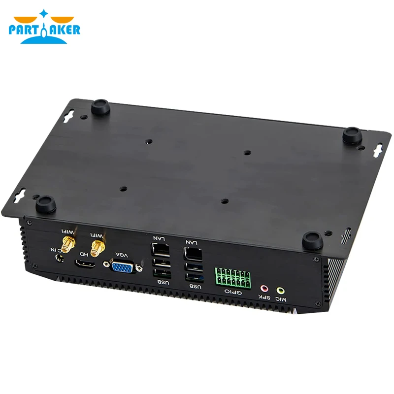 Imagem -05 - Industrial Mini pc Intel Core i3 i5 i7 8550u 8250u 7167u 7267u com 6com Rs232 Rs422 Rs485 i5 Hdmi Vga Portas Gpio Ps2