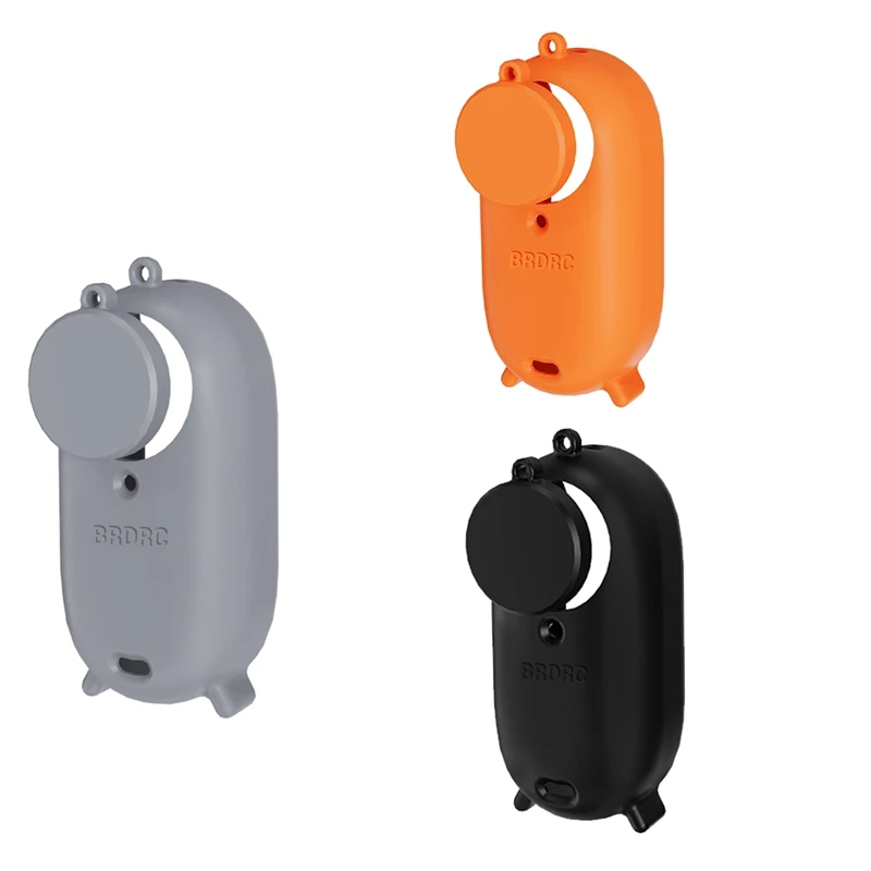 Силиконовый защитный чехол BRDRC для камеры Insta 360 GO 3, защитный чехол, пылезащитный чехол для Insta 360 GO3, простой в использовании, черный