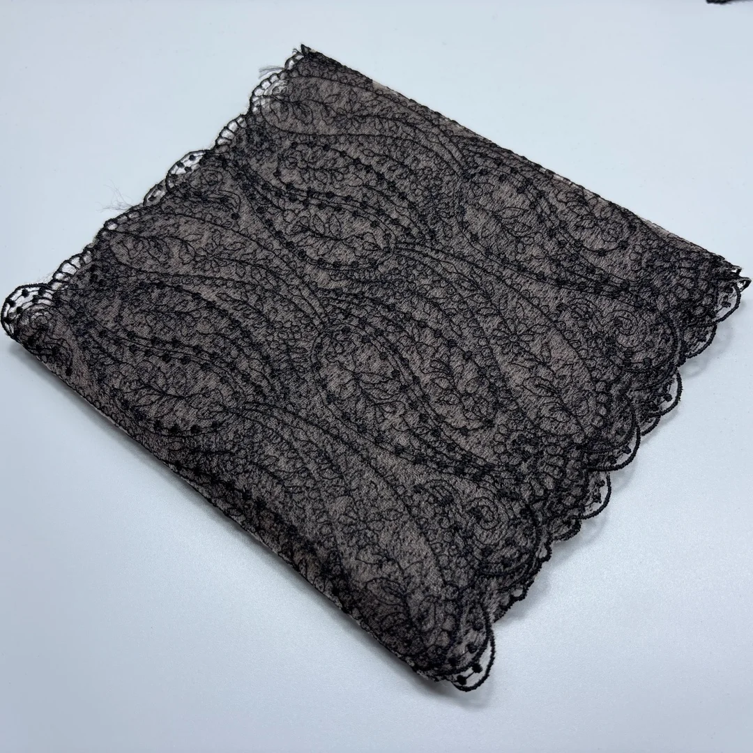 Embroidery Lace Fabric Diamond Net Embroidered Lace Trim DIY Clothing Sewing Accessories Quality Mesh Lace for Needle Work
