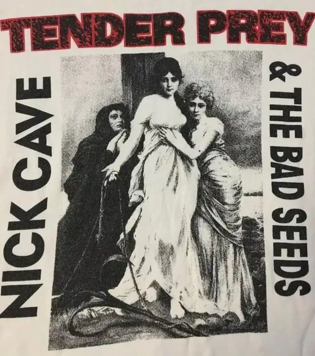 Nick Cave & The Bad Seeds Tender Prey White All Size Shirt