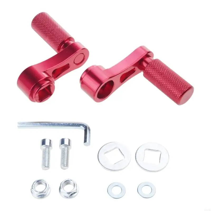 6XDF Stylish Foot Pegs Scooter Pedal Crank Leg Set Compact Scooter Pedal Crank Quikc Installation Upgrades for Niu Scooter