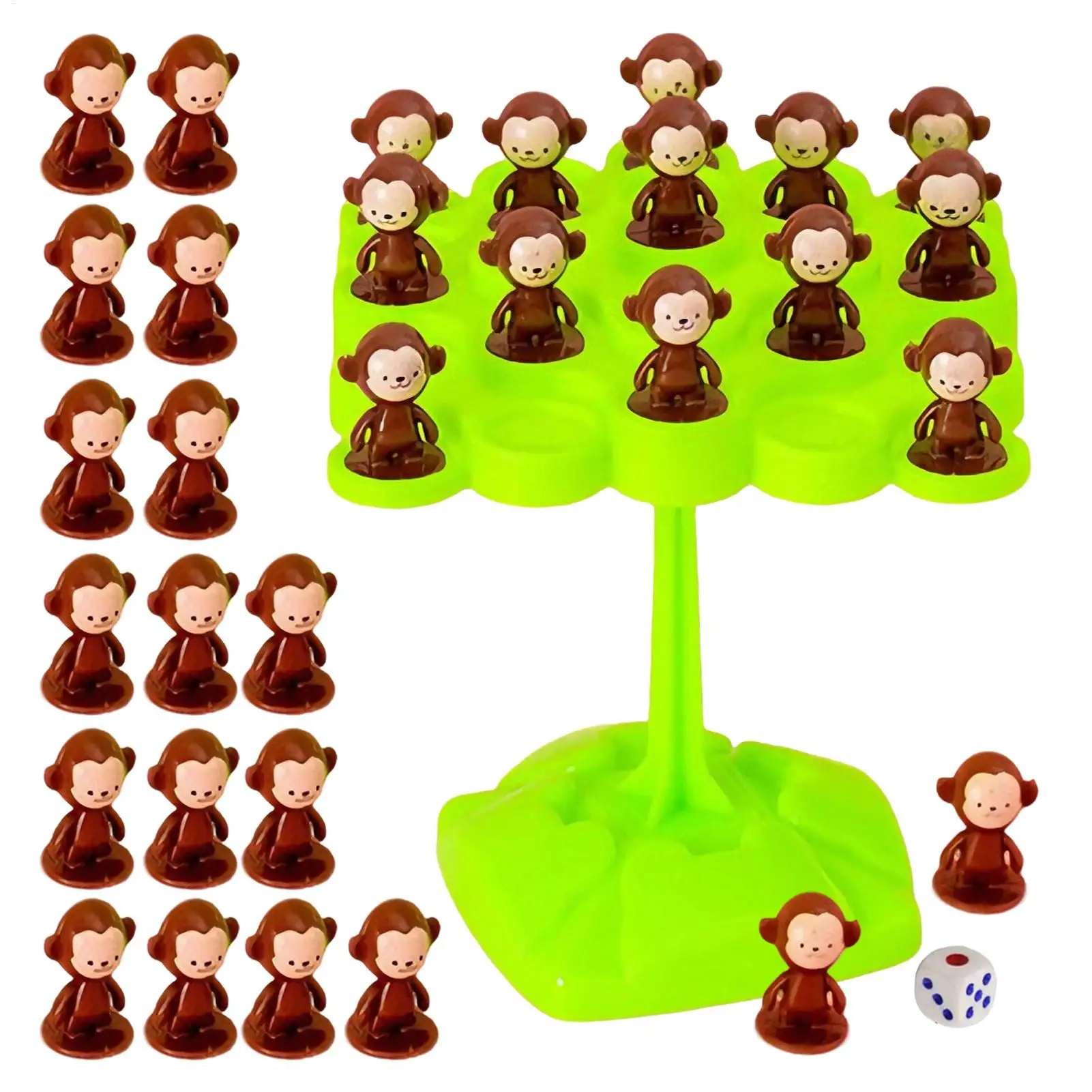 

Дерево баланса обезьяны: игрушка для тренировки фокуса и баланса, серия детских игр, интерактивная настольная игра для родителей и детей