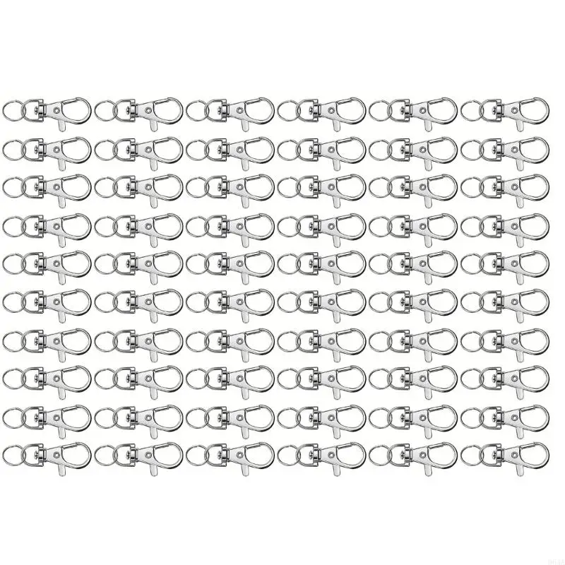 

60PCS Rings and Lobster Claw Clasp Hook Jewelry Making Accessories 964A