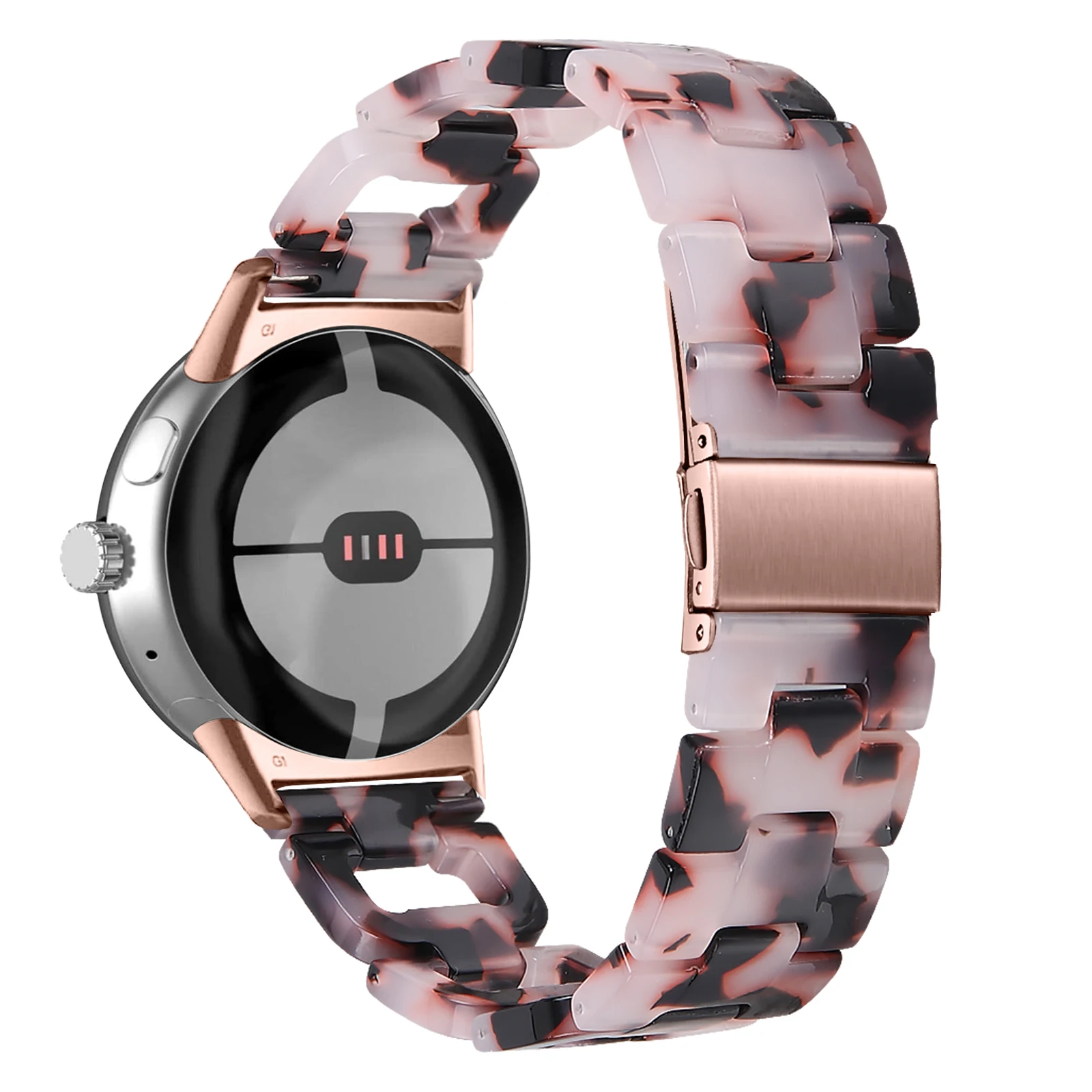 Resin Strap for Google Pixel Watch Band D-shaped Women Men Watchband Resin Bracelet accessories for pixel watch Straps image 6