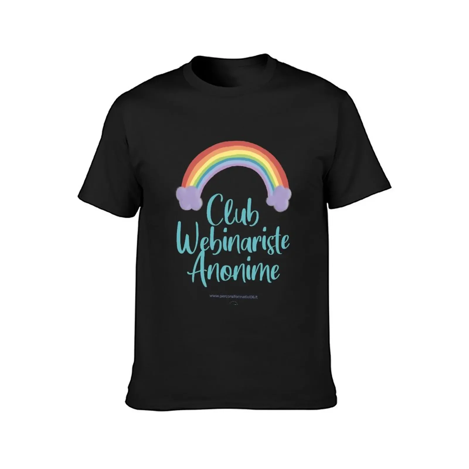 Club Webinariste Anonime T-Shirt heavyweights shirts graphic tees man clothes men t shirts high quality